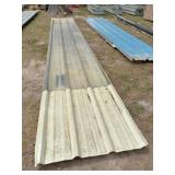 20 sheets roof metal 4 rib 36' see list