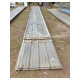 25 sheets roof metal 5 rib 36' see list