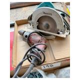 Makita circle saw & Milwaukee 1/2 drill