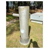 stainless steel chimney 50' tall, 12' dia