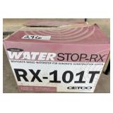 120 ft of water stop bead for concrete joints