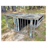 Dog box 56x39x24H, 2 door fits over inside fenders