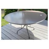 48" diameter table-- metal legs & formica top