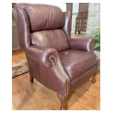 Leather arm chair