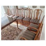 2) Captain chairs & 6) side chairs