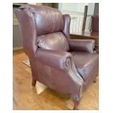 Leather arm chair