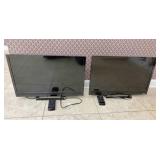 2) 23" screen Vizio TVs