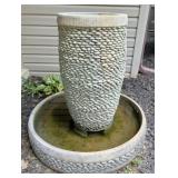 Concrete fountain (not working) - base 36" dia  &