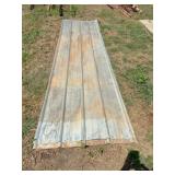 6) sheets 12 ft x 38" used 5-rib roof metal