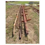 3) 29 ft x 16" steel trusses