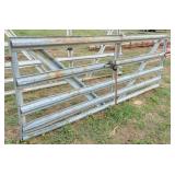 10 ft x 48" galvanized gate - good condition