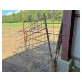 5) pipe posts, rod & wire panels