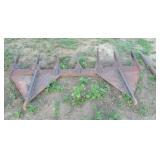 8 ft root rake for dozer, hitch is 5 ft inside