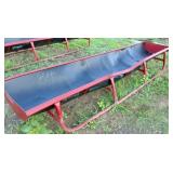 10 ft metal frame plastic bottom feed trough