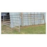 2) Heavy 10 ft x 5 ft pipe panels made of 2" pipe
