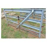8 ft x 48" galvanized gate - good condition