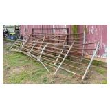 pile of 5 scrap pipe panels