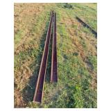 2x4 C-channel for bldg sidewall 1) 15 ft, 1) 12 ft