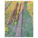 23.5 ft x 8" C-perlin, misc Z & C stock