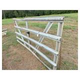 10 ft x 48" galv gate - couple bends, need hanger