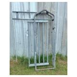 7 ft x 30" HD sliding back stop gate for chute