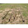 4) sticks oil field pipe 32 ft x 2.75 OD, 2.5 ID