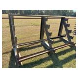 materials storage tree 10 ft L x 4.25 ft H