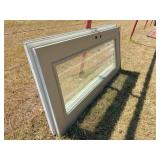 1 pair glass & metal French Doors 36" each