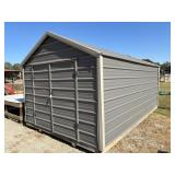portable metal bldg w/wood frame 16x10x8
