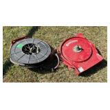 2) air hose reels