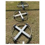 3) 55 gal drum dollies
