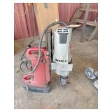 magnet base table top drill press (works)