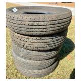 5) ST205/75R15 tires - good condition