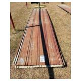 14 pcs 5 rib 36" roof mtl 16 ft long
