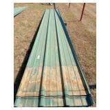 15 pcs used 4 rib 36" roof metal 21