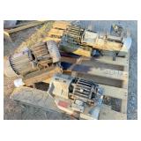 pallet of 3 motors & pumps
