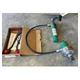 Greenlee hydraulic hand pump &Signode sealer tool