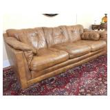 Leathercraft Inc. genuine leather sofa 84 x 40