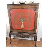 Oriental armoir 42 x 16 x 61H
