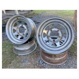 Set of Jeep rims 15" x 5.5" hole pattern