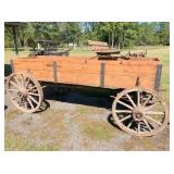 John Deere wagon. Bed is 11 x 3 w added sideboards