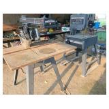 10" Radial Arm Saw - works, 12" Band saw-froze up