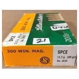 20 rnds 300 Win Mag 180 gr
