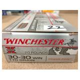 20 rnds 30-30   170 gr