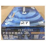 20 rnds 30-06  180 gr