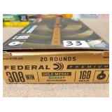 20 rnds 308 Win  168 gr