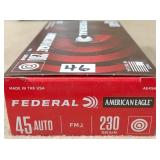50 rnds 450 Auto 230 gr FMJ