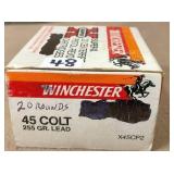 20 rnds 45 Colt 255 gr Lead