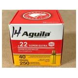 250 rnds 22 Super Extra 40 gr