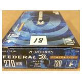 20 rnds 270 Win  130 gr